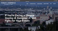 Desktop Screenshot of kempnerlaw.com